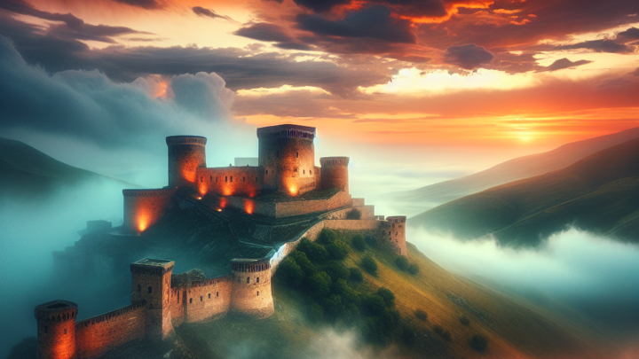 Abgelegene Burgen und Festungen