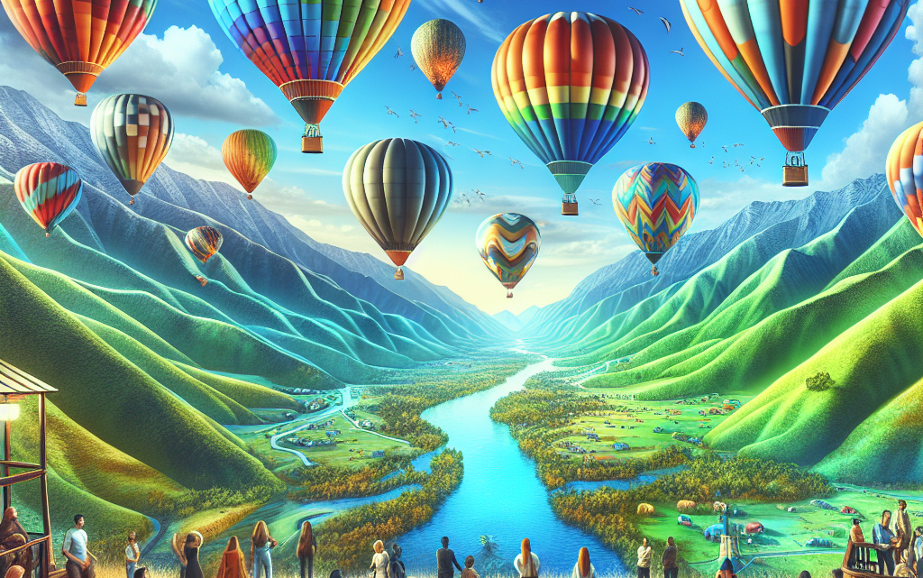 Ungewöhnliche Outdoor-Aktivitäten wie Heißluftballonfahrten