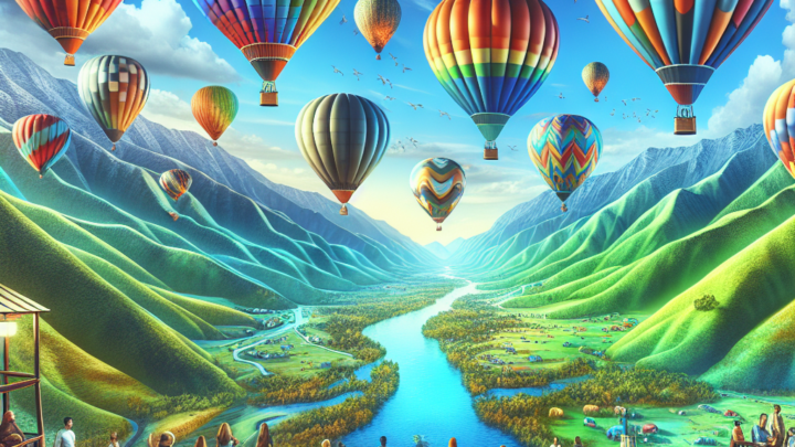 Ungewöhnliche Outdoor-Aktivitäten wie Heißluftballonfahrten