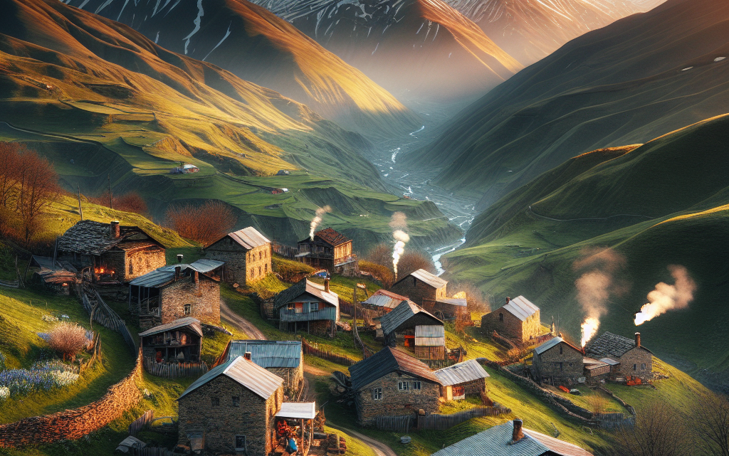 Verborgene Dörfer im Kaukasus